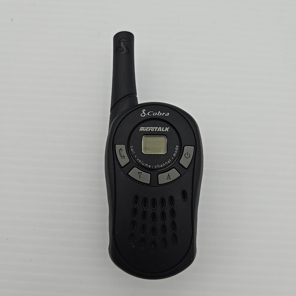 Cobra PR165 Black Handheld LCD Screen Portable Microtalk Walkie Talkies